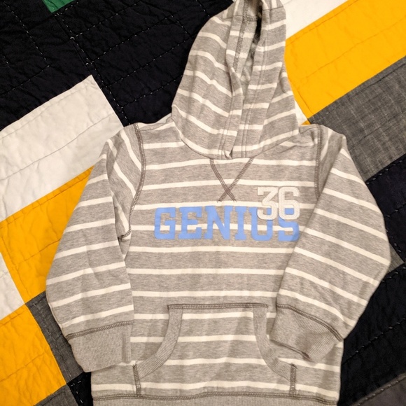 Boys "Genius" Hooded Sweatshirt - Picture 1 of 3